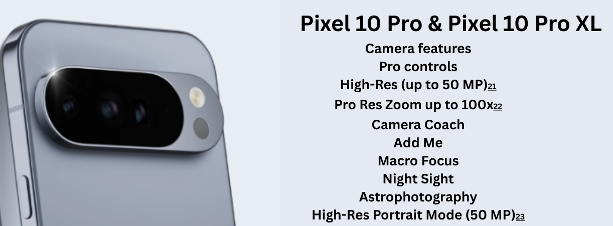 Google Pixel 10 Pro और Google Pixel 10 Pro XL: भारत में लॉन्च और कीमत