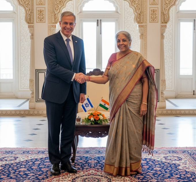 वित्त मंत्री बेजेलेल स्मोट्रिच की भारत यात्रा